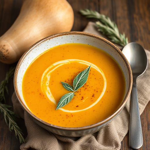 Butternut Squash and Sage Soup