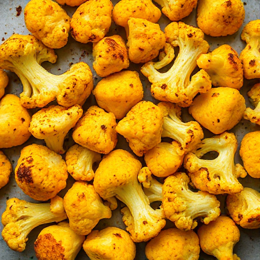 Roasted Golden Cauliflower