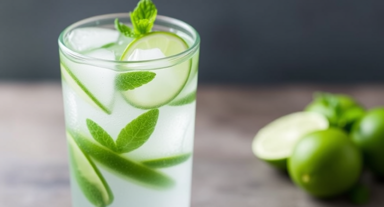 Refresh Your Health with Mint Lime Water: A Natural Boost for Digestion, Headaches, and Fresh Breath