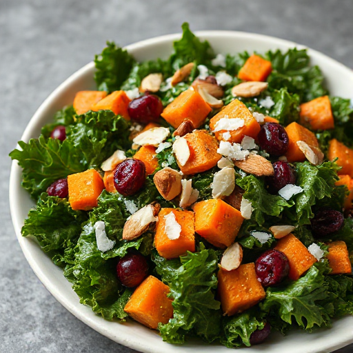 Sweet Potato and Kale Salad